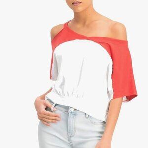 NWOT Free People Women's Colorblocked Basic T-Shirt